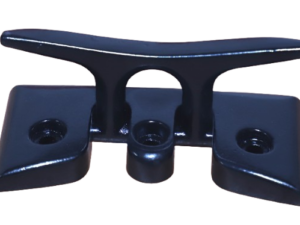 8″ FLIP UP CLEAT ALUMINUM BLACK POWDER COATED