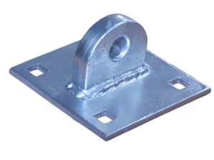 T MALE CONNECTOR 5″x5″ with 1/2″ & 3/4″ Welded Tab